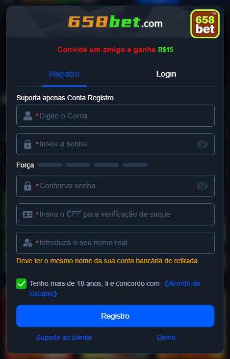 Segurança 658bet.com